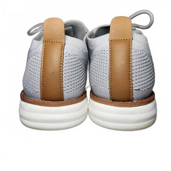 Bruno Marc Men's Grand-01 Grey Knit Oxfords Size 9 - Picture 5 of 9